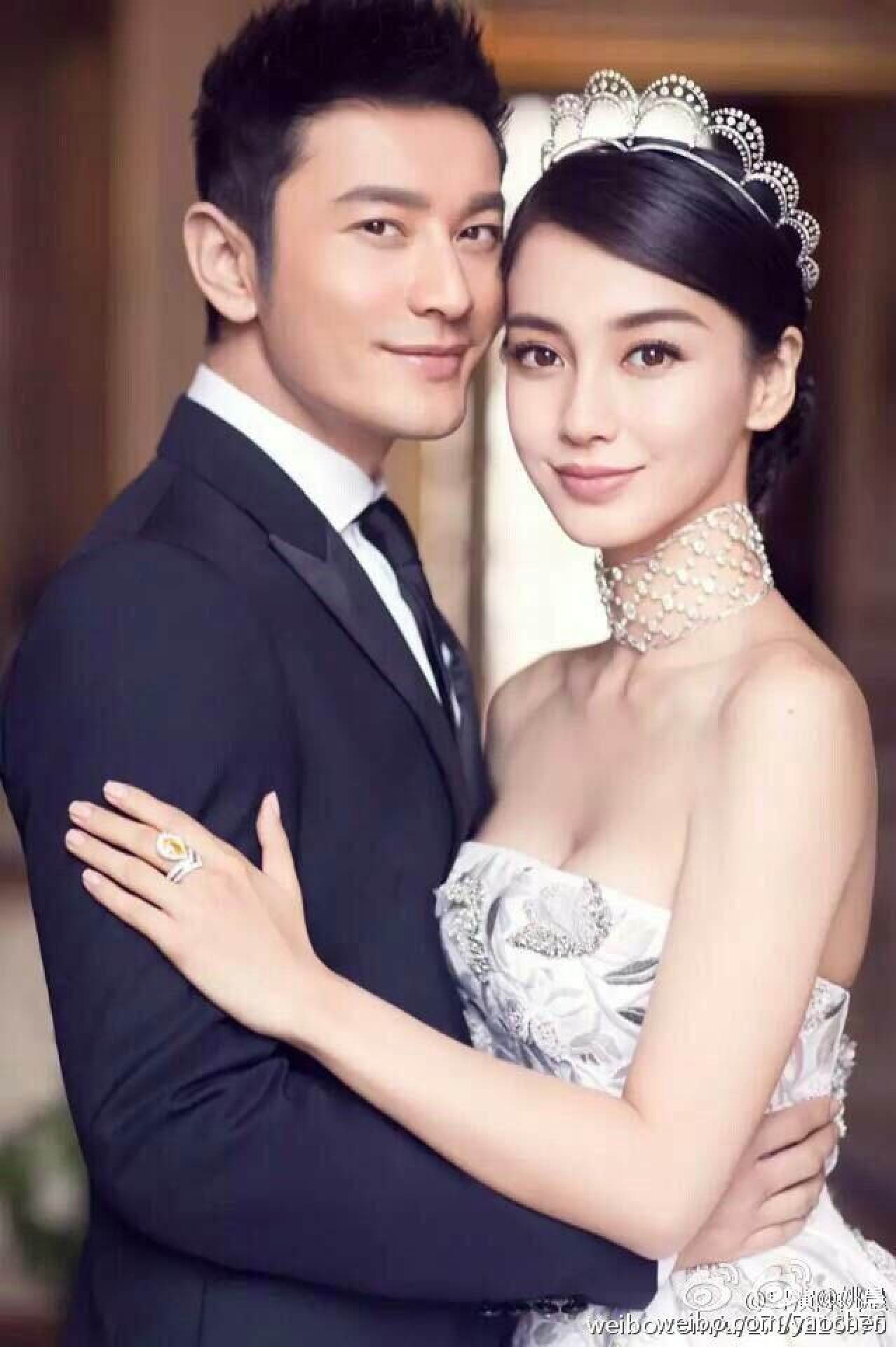 แองเจล่าเบบี้ (Angelababy) และ หวง เสี่ยวหมิง (Huang Xiaoming) 