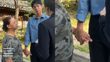 เจ๊ไฝ โพสต์รูปจับมือ “พัคโบกอม” แฟนๆ แห่อิจฉา ฝึกทำไข่เจียวปูทันไหม