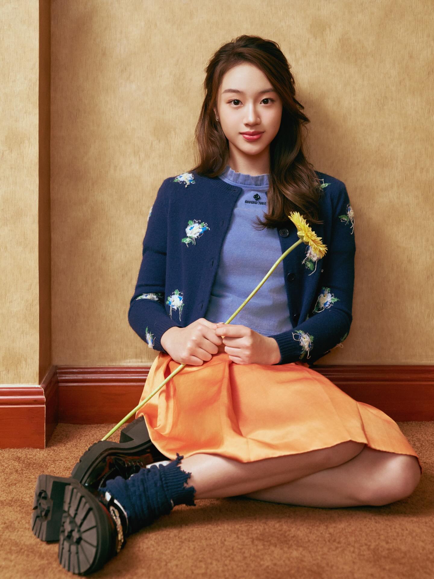 อู๋จุน ถ่ายแบบคู่ลูกสาว น้องเนเน่