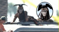 หลุดภาพเบื้องหลัง จอห์นนี่ เดปป์ ใน The Lone Ranger