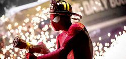 สไปเดอร์แมนเป็นพนักงานดับเพลิงในภาพชุดใหม่ The Amazing Spider-Man 2