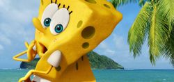 โปสเตอร์เรียกน้ำย่อยจาก The Spongebob Movie Sponge Out of Water 3D