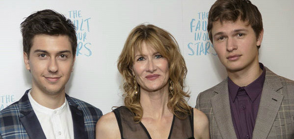 สามนักแสดงนำเดินสายโปรโมท The Fault in Our Stars ที่ลอนดอน