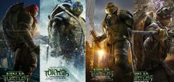 จัดเต็มโปสเตอร์คาแรกเตอร์ 4 แบบล่าสุดจาก Teenage Mutant Ninja Turtles หรือ เต่านินจา