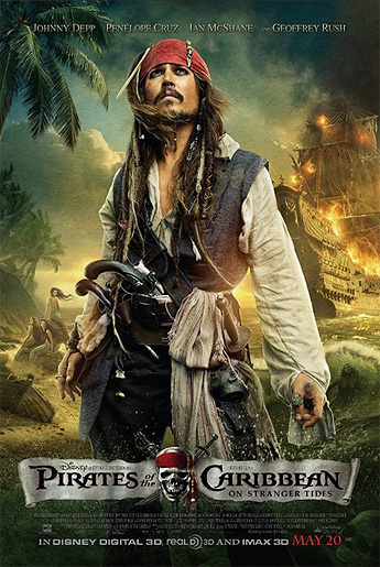 เดปป์ ควง ครูซ เปิดตัวหนังยักษ์ Pirates 4