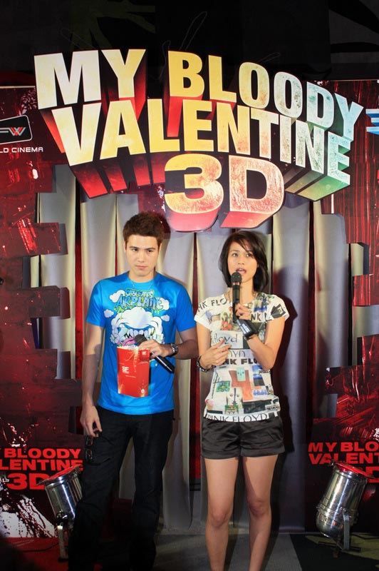 เปิดตัวหนังสุดหวีด My Bloody Valentine 3D น้ำฝน สเตฟาน  ควงคู่วัดใจ