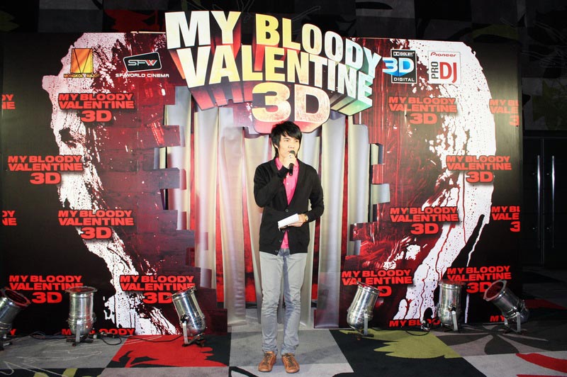 เปิดตัวหนังสุดหวีด My Bloody Valentine 3D น้ำฝน สเตฟาน  ควงคู่วัดใจ