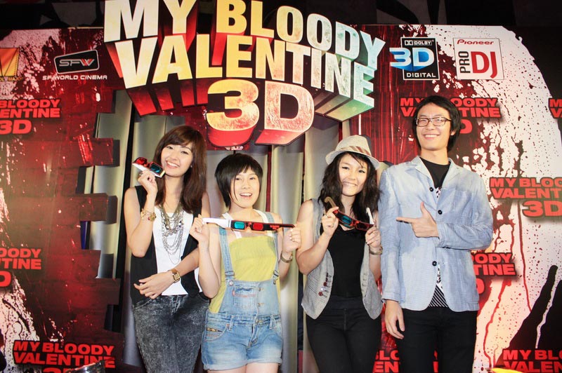 เปิดตัวหนังสุดหวีด My Bloody Valentine 3D น้ำฝน สเตฟาน  ควงคู่วัดใจ