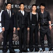 ท็อป(BIGBANG) ควอนซังอู ชาซึงวอน คิมซึงอู แถลงข่าว ภ.สงครามเกาหลี 71-Into The Fire