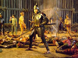 พระแสงดาบคาบค่าย ฉากกลางคืนสอลังการใน นเรศวร