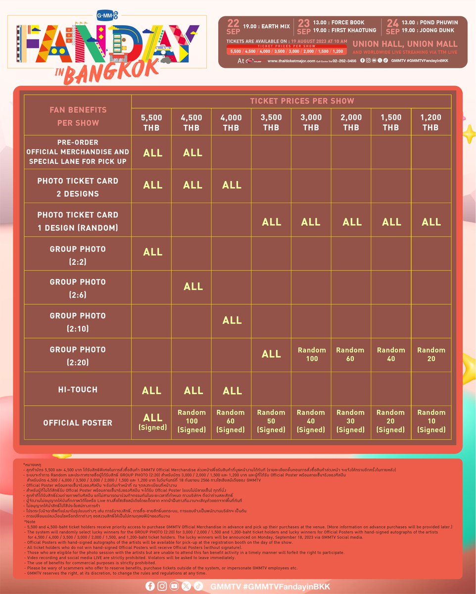 GMMTV FANDAY IN BANGKOK 