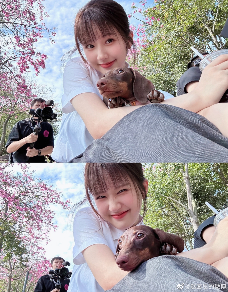 จ้าวลู่ซือ เล่นสงกรานต์ที่ไทย