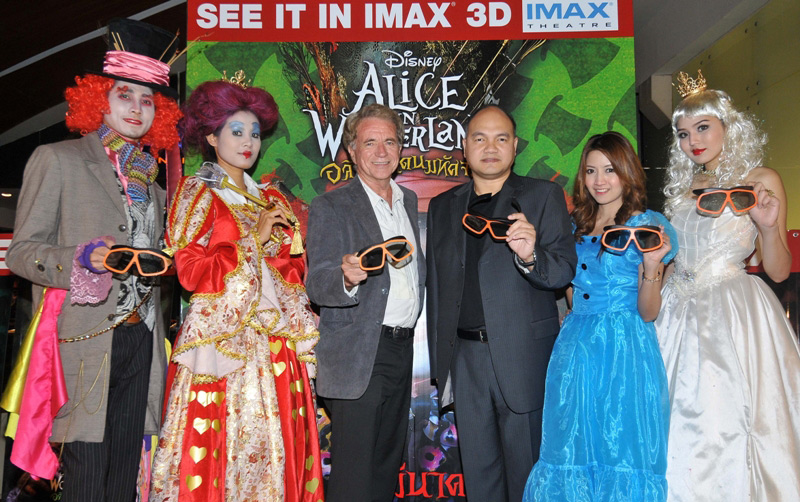 เปิดตัวภาพยนตร์เรื่อง Alice in Wonderland IMAX3D