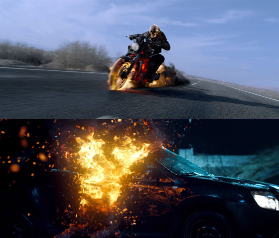 Ghost Rider2 เผยเบื้องหลังเอ็ฟเฟ็กต์หัวกะโหลกไฟ