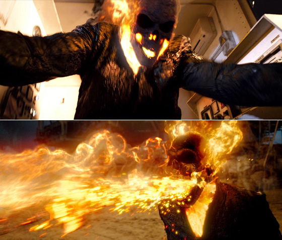 Ghost Rider2 เผยเบื้องหลังเอ็ฟเฟ็กต์หัวกะโหลกไฟ