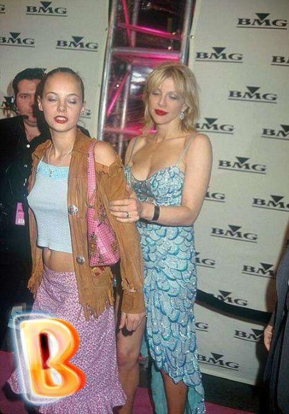 Courtney Love and Christina Ricci