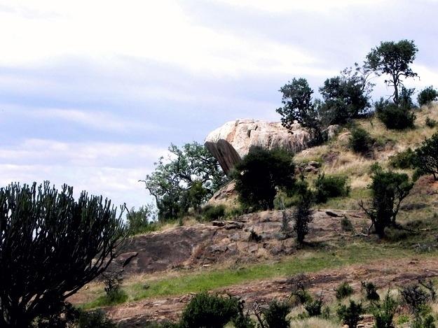 similar rock in the Serengeti of Kenya