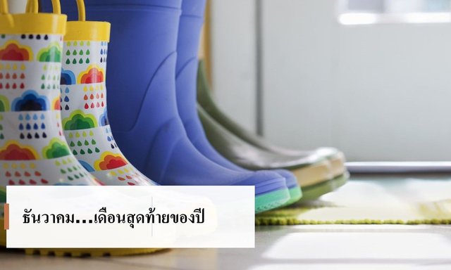 ธันวาคม...เดือนสุดท้ายของปี