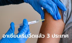 สิงคโปร์-อินโดฯ-เมียนมา ฉีดวัคซีนโควิดไปแล้ว 5.55 แสนโดส ไทย-มาเลย์-ปินส์ เริ่ม ก.พ.