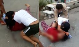 แชร์ว่อน! สาวรุ่นตบหญิงสูงวัย เหตุฉุนเด็กพิเศษวิ่งข้ามสินสอด