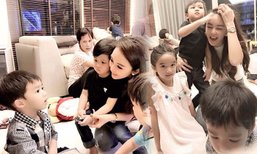 น้องโปรดดูมีความหวง เมื่อแม่เป้ยขอถ่ายรูปกับ "ณดา-ณดล"