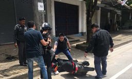 ผบ.ตร.ได้ใจชาวกระบี่ ช่วยสาวรถล้ม ขณะลุยคดีฆ่า 8 ศพ
