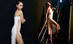 รันเวย์ลุกเป็นไฟ! บี น้ำทิพย์ กับชุดผ่าข้างโชว์ความเซ็กซี่