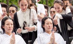 หนิง ปณิตา ซึ้งใจ อั้ม พัชราภา กัลยาณมิตรร่วมปลงผมเมื่อครั้งบวชชี
