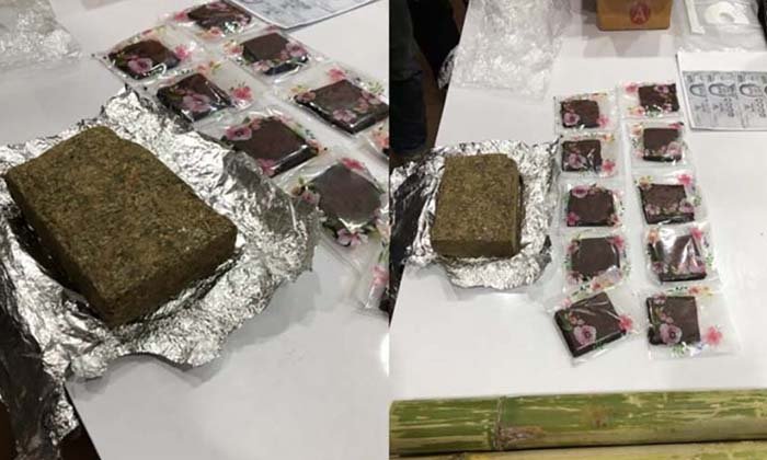 ภัยสังคม! รวบ 2 ลูกเศรษฐีผลิตบราวนี่ผสมกัญชา ขายว่อนเน็ต