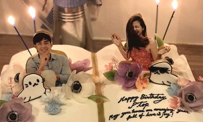 "ท็อป จรณ" โพสต์โมเมนต์หวาน "ใบเฟิร์น" หอบเค้กมาเซอร์ไพรส์วันเกิด