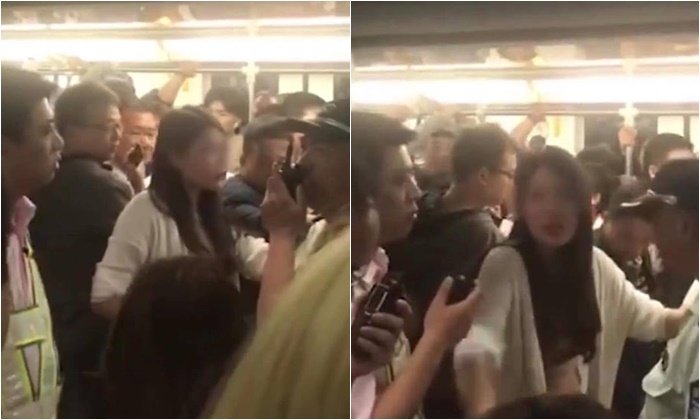วิจารณ์ยับ สาวจีนหยุดรถไฟทั้งขบวน ยืนขวางประตู-โวยวายมือถือหาย