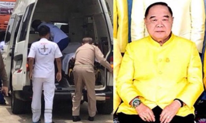 เรียกรถพยาบาลด่วน "บิ๊กป้อม" ท้องเสีย ระหว่างประชุม ครม.สัญจร