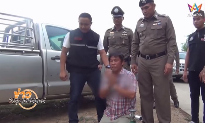 สามีเก่าเจ้าของบ่อกุ้ง หึงคนงานตามยิงดับ ตร.พาขออโหสิกรรมสุดดราม่า