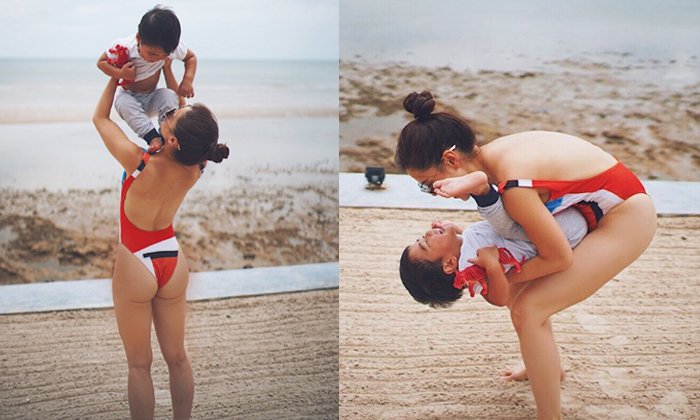 หุ่นดีก็ต้องโชว์ "ลิเดีย" รั้งตำแหน่งคุณแม่เซ็กซี่ที่สุดในสามโลก