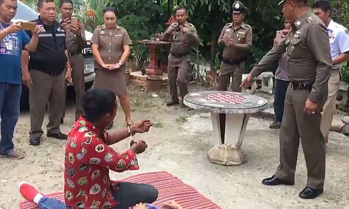 คนงานเฝ้าสวนสนุก จี้ข่มขืน-ชิงทรัพย์ยาย สารภาพเมา-เมียท้อง