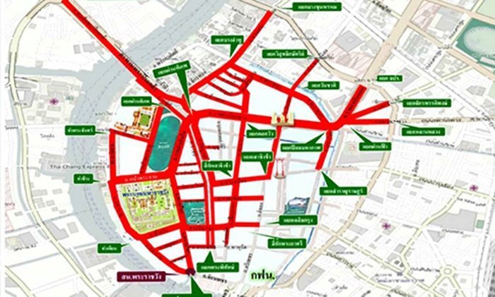 ประกาศปิด 40 เส้นทาง ซ้อมงานพระราชพิธีฯ วันอาทิตย์ 21 เม.ย.นี้
