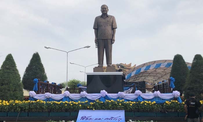 เปิดแล้ว! อนุสาวรีย์ “บรรหาร ศิลปอาชา” สมเกียรติมังกรสุพรรณ