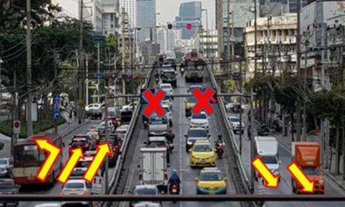 กทม.สั่งห้าม "เลี้ยวขวา" เข้าอโศก 5 เดือน เหตุมีซ่อมสะพานข้ามแยก