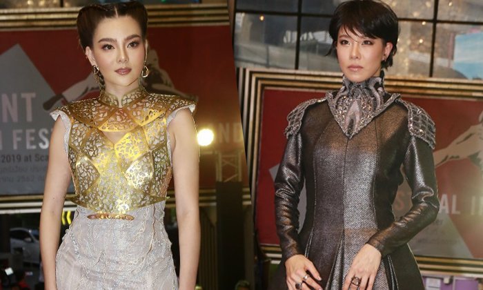"คริส หอวัง" ปะทะ "ดิว อริสรา" จัดเต็มธีม Game Of Thrones สวยพิฆาตพรมแดง