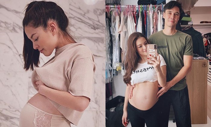 "ลิเดีย" โชว์ภาพท้องโต สะดือหงายแบบนี้ ให้ทายได้ลูกชายหรือลูกสาว?
