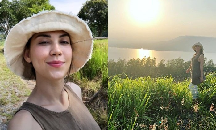 "แมท ภีรนีย์" ลงภาพเที่ยวธรรมชาติแบบชิลๆ ใครกันนะเป็นตากล้อง