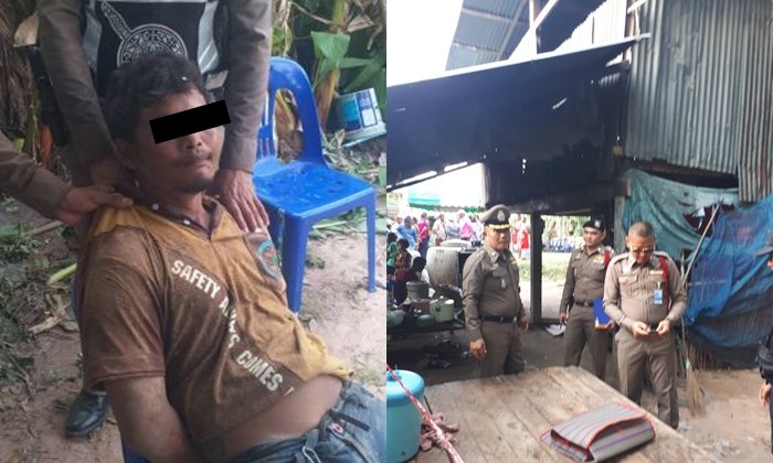 งานศพพ่อตายังไม่เว้น! หนุ่มชักปืนยิงเมียสาหัส-ยิงดับตำรวจบ้าน ฝากแค้นหลานกิ๊กเมีย