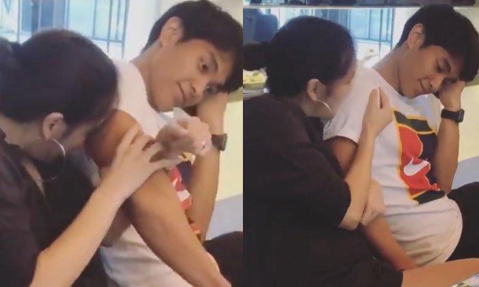 เผยอีกโมเมนต์ "เจนี่" ยิ่งท้องแก่ ยิ่งอ้อนสามีหนักมาก (มีคลิป)