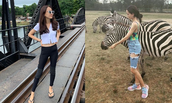 "แต้ว ณฐพร" ถ่ายรูปกับวันพักผ่อนแสนเก๋ แต่หลายคนโฟกัสที่ขาหนักมาก
