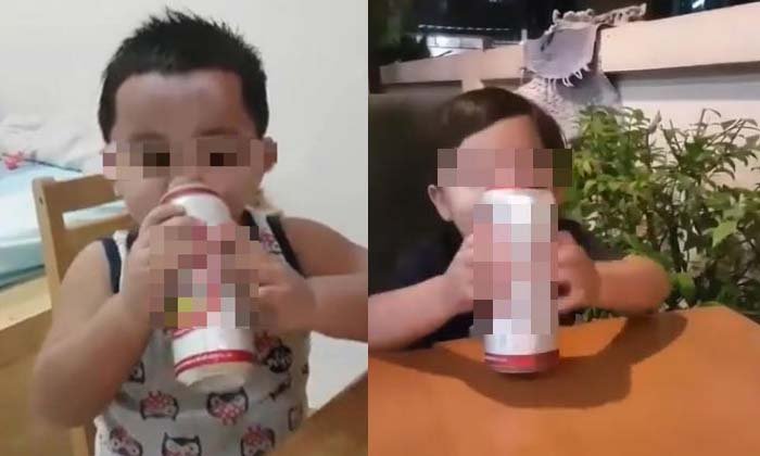 ฟังอีกมุม พ่ออ้างลูกน้อยไม่ได้ดื่มเบียร์ เอาน้ำหวานใส่กระป๋องแทน