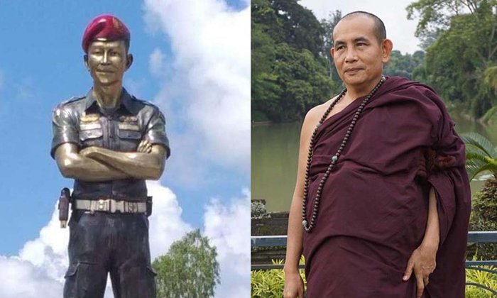 “ครูบาบุญชุ่ม” เตรียมบวงสรวงตั้งอนุสาวรีย์จ่าแซม ที่บ้านเกิดร้อยเอ็ด 20 ต.ค.นี้