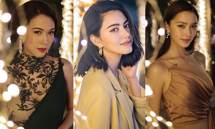 รวมดาวประดับฟ้า เก็บตกงานฉลองแต่ง “กันต์-พลอย” คนบันเทิงแห่ยินดีคับคั่ง