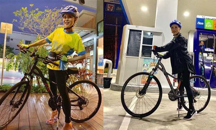 ทูลกระหม่อมหญิงฯ ทรงร่วมกิจกรรม “Bike อุ่นไอรัก” ทรงเผยเป็นทีมล่วงหน้าไล่ฝน