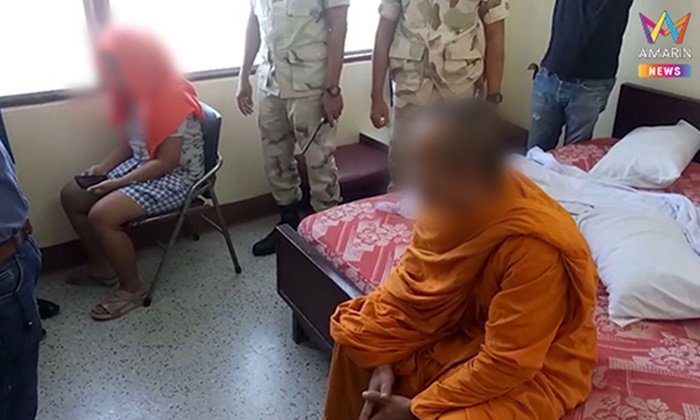 คาหนังคาเขา บุกจับพระนอนกกเด็กอายุ 13 อ้างสงสารเด็ก แค่แวะซื้อขนมมาให้