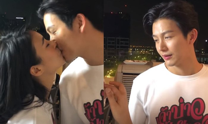"จุ๋ย วรัทยา" ทำหวานจนคนอื่นตาค้าง หลังเม็ดข้าวติดปาก "พุฒ" สามีสุดหล่อ (มีคลิป)